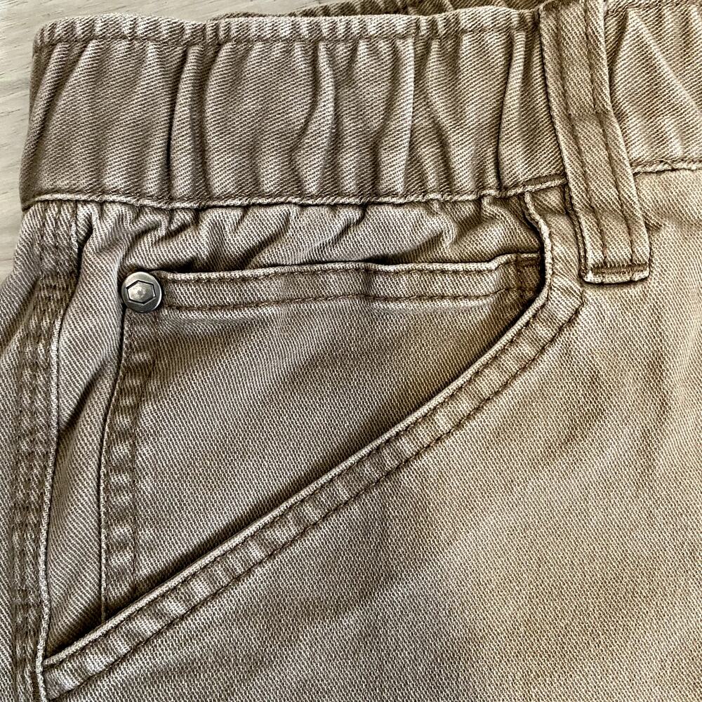 RVCA Men's Size Medium Khaki Brown Elastic Waist Drawstring Stretch Twill Pants - Picture 2 of 10